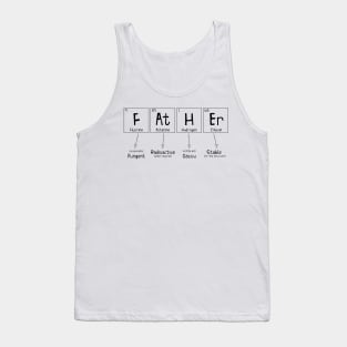 Periodic Table of Elements Father Tank Top